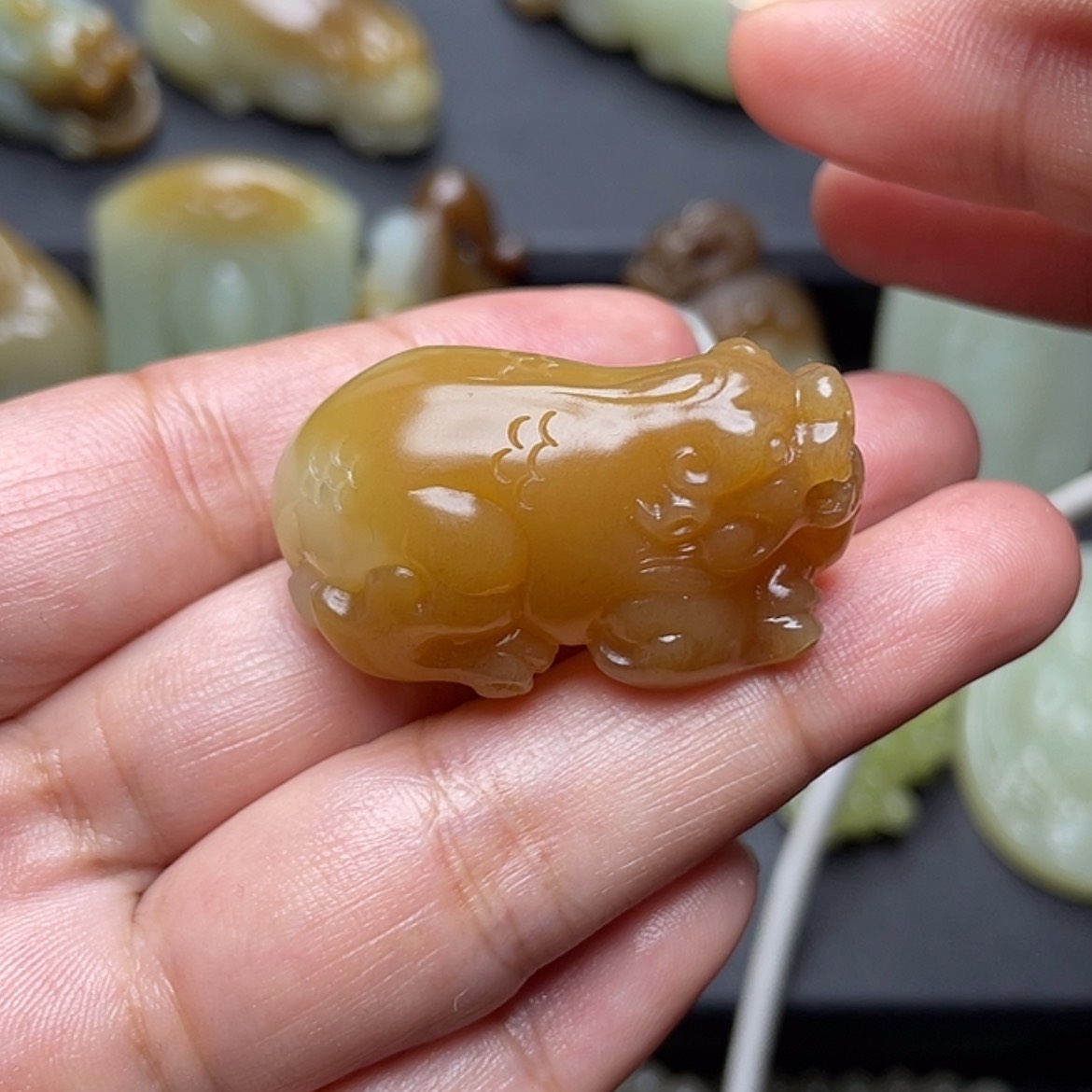 【闪购商品】和田玉未镶嵌颈饰爱*风