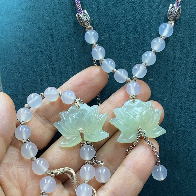 【闪购商品】蛇纹石玉手牌，吊坠未镶嵌