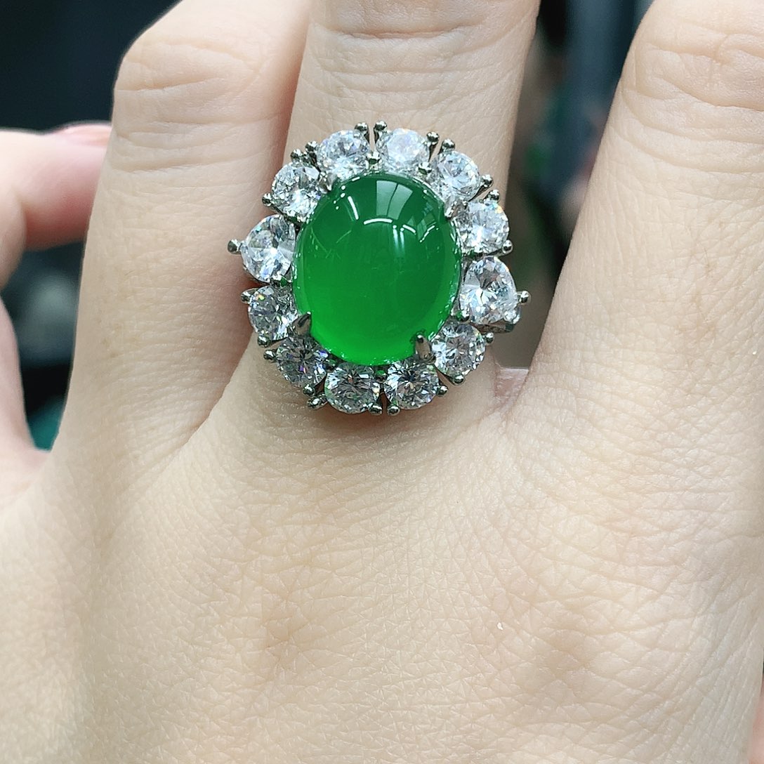 合金戒指玛瑙/玉髓