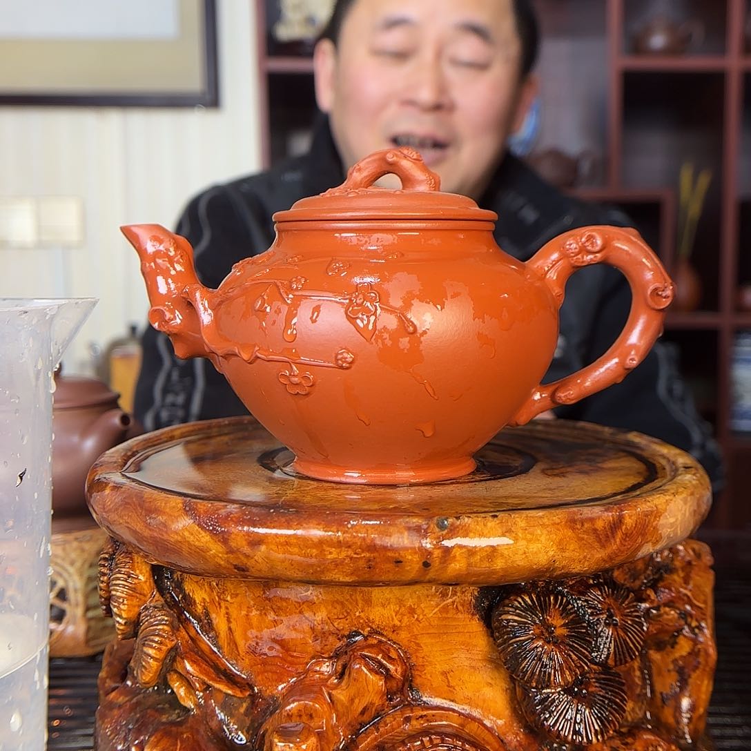 紫砂茶壶蔡一强老师。450c c