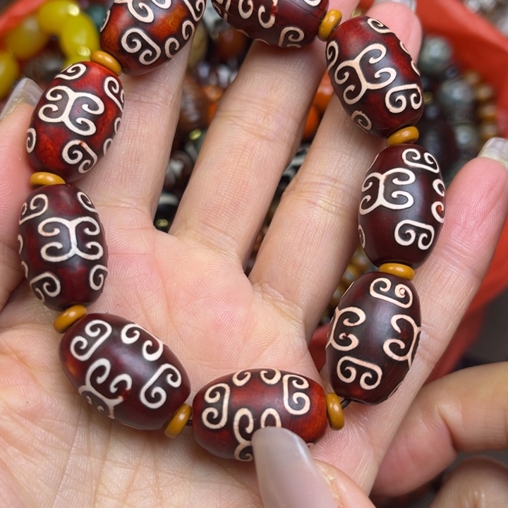 玛瑙/玉髓未镶嵌手链