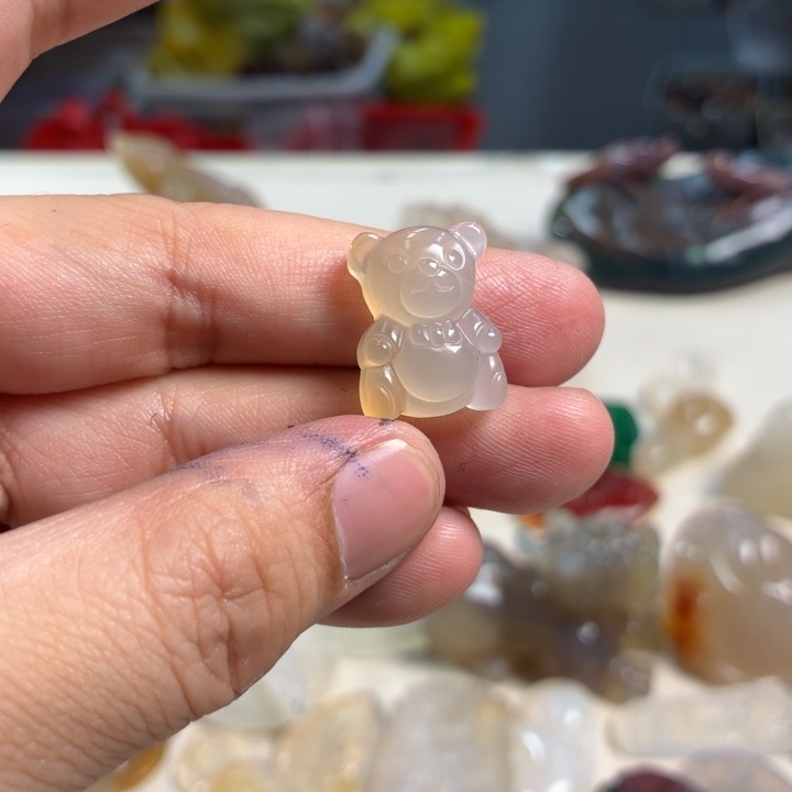 玛瑙/玉髓未镶嵌吊坠(不含链)