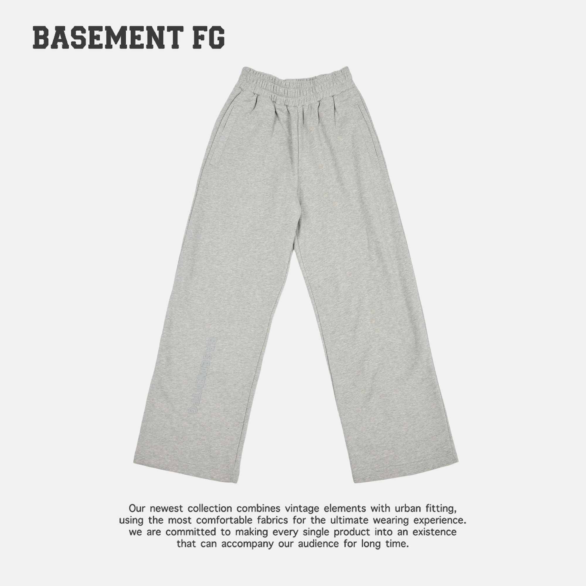 【活动】BASEMENT高腰常规保暖松紧带运动长裤231120064040