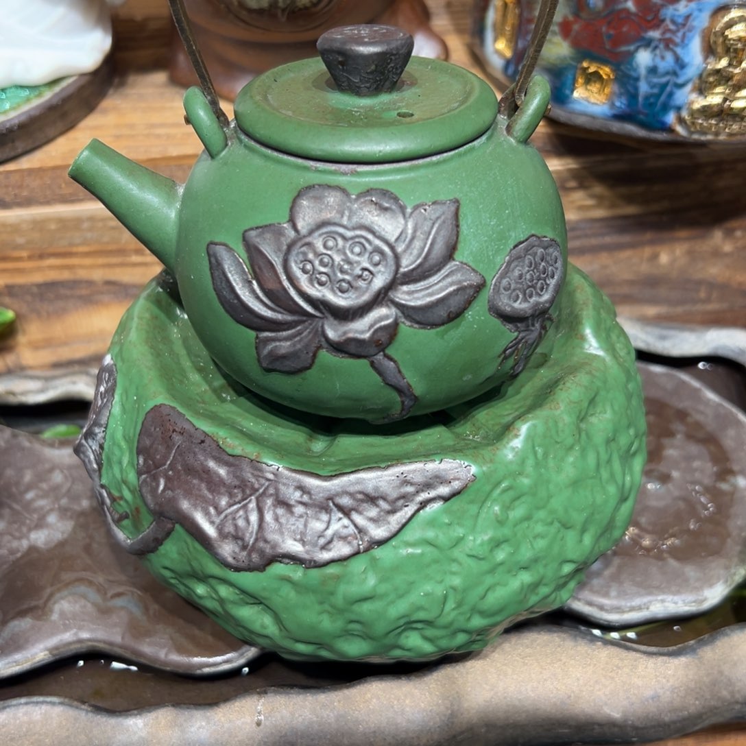 复古风格老陶泥系列茶盘茶具