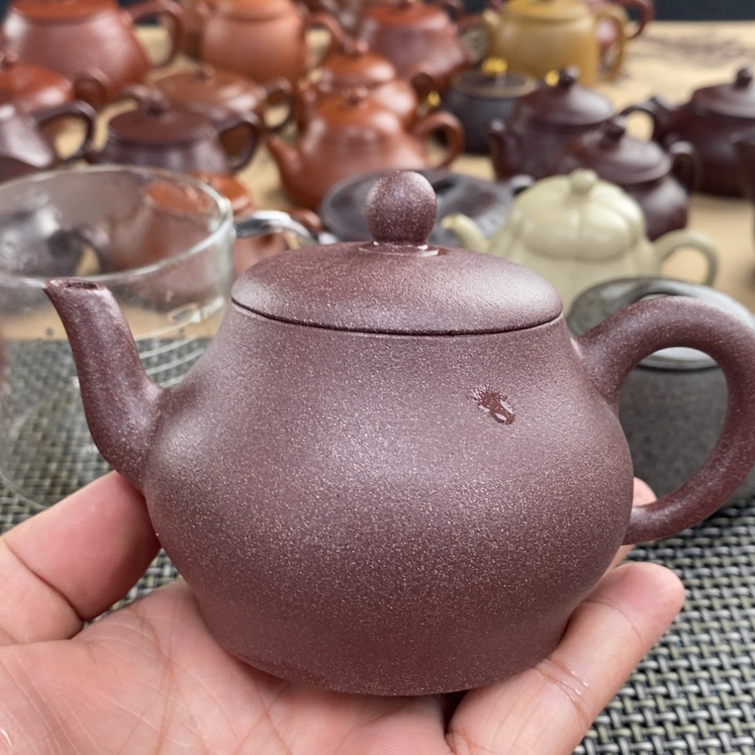 茶壶紫砂宜兴紫砂壶qq240cc