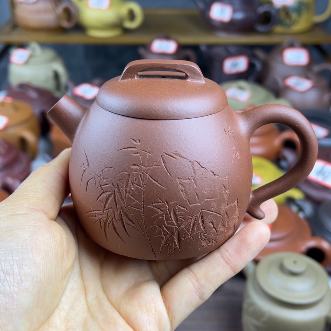 紫砂茶壶宜兴紫砂壶巨轮