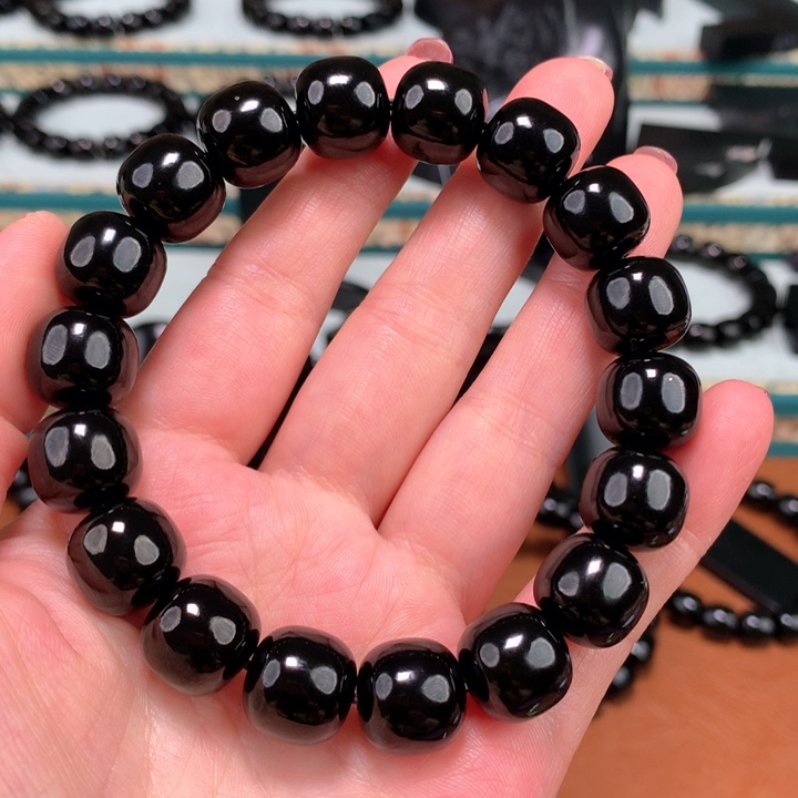 和田玉手链未镶嵌平*