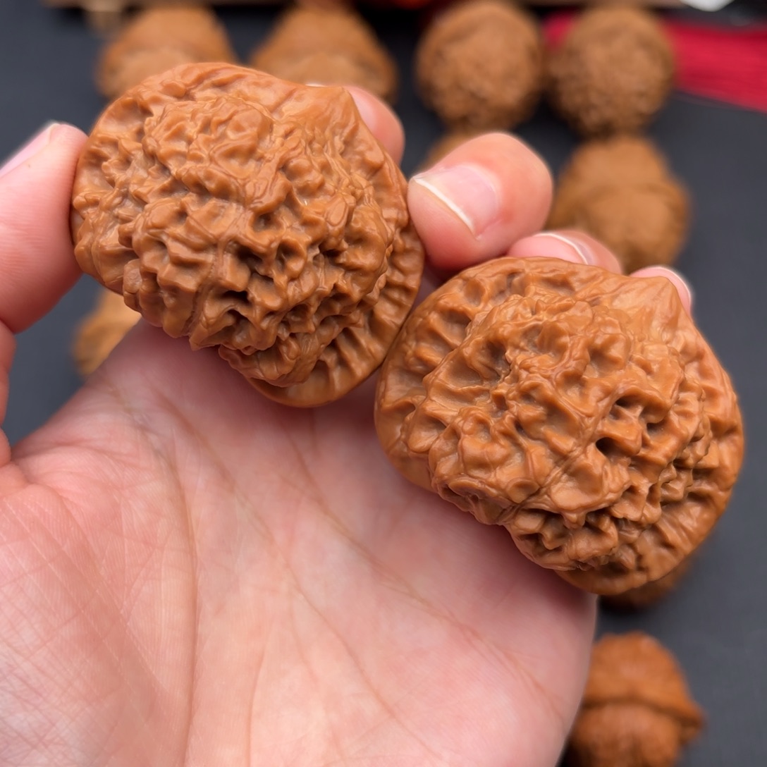 文玩核桃把件官帽47