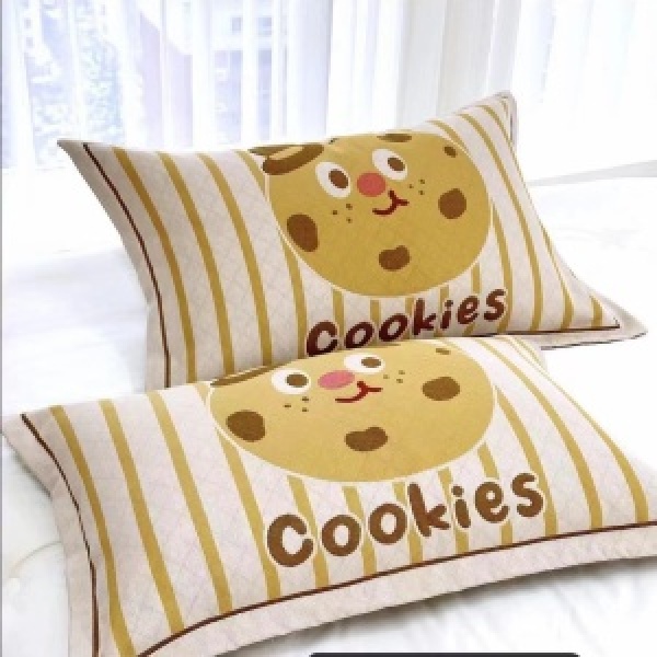 （奇趣）50*80卡通加厚纱布枕套一对装！