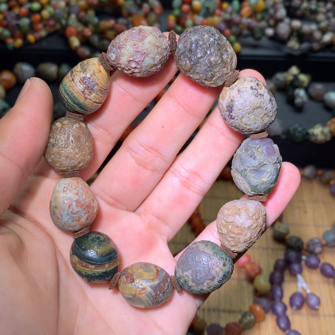 玛瑙/玉髓未镶嵌手链