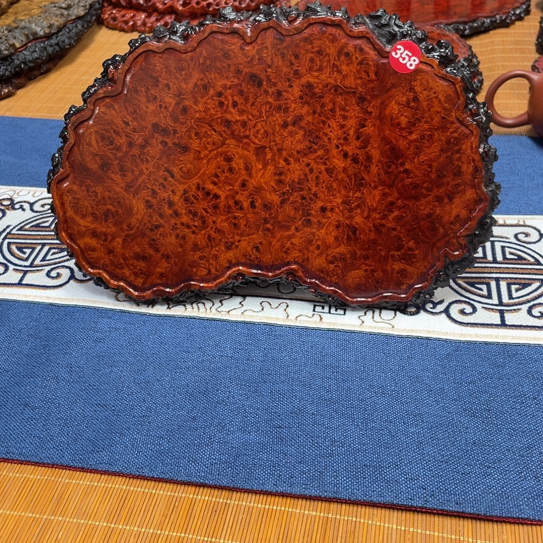 热***祁缅甸花梨瘤疤干泡