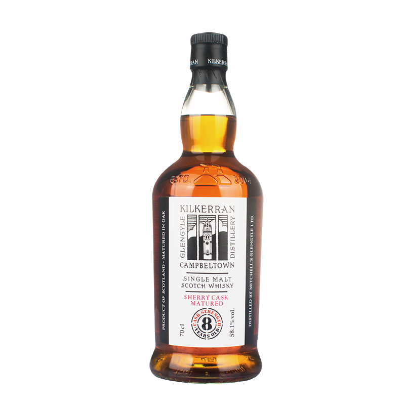 【官方正品】可蓝8年雪莉桶单一纯麦威士忌 坎贝尔镇 700ml