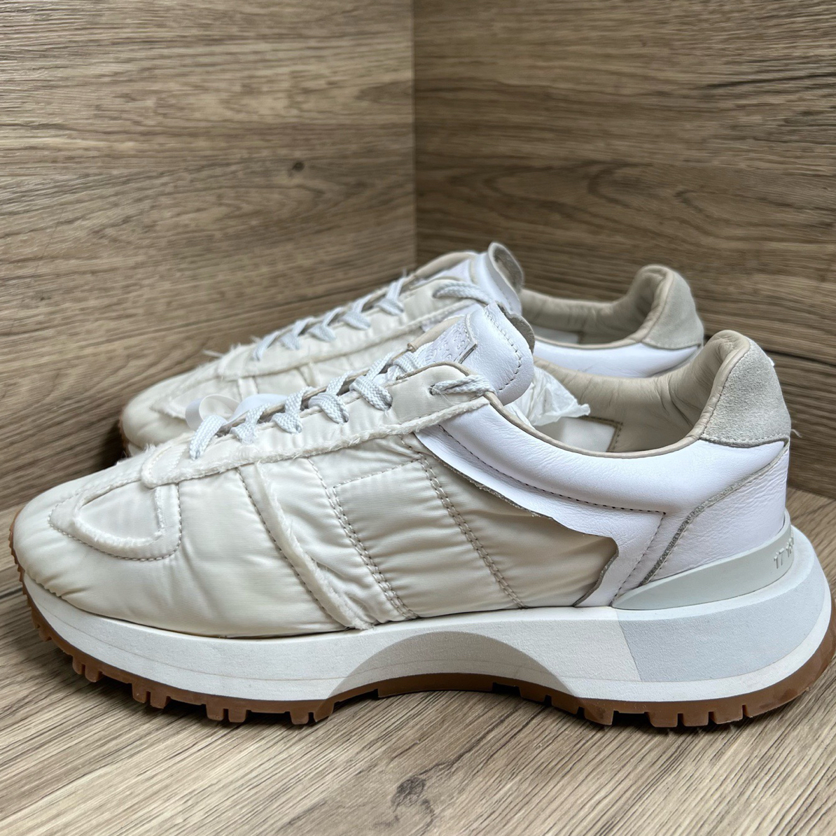 95新 Maison Margiela/梅森马吉拉 Replica 白色运动鞋 40码/97新