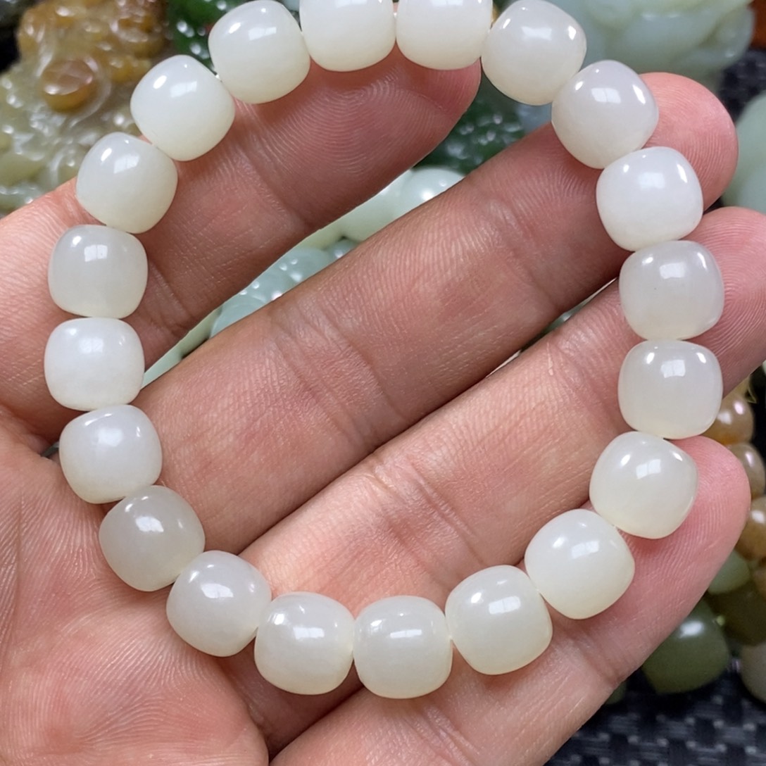 和田玉手链未镶嵌