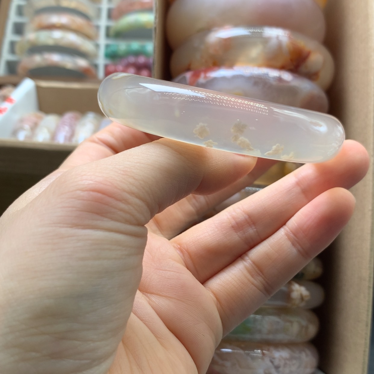 【闪购商品】玛瑙/玉髓戒指未镶嵌糯***猪