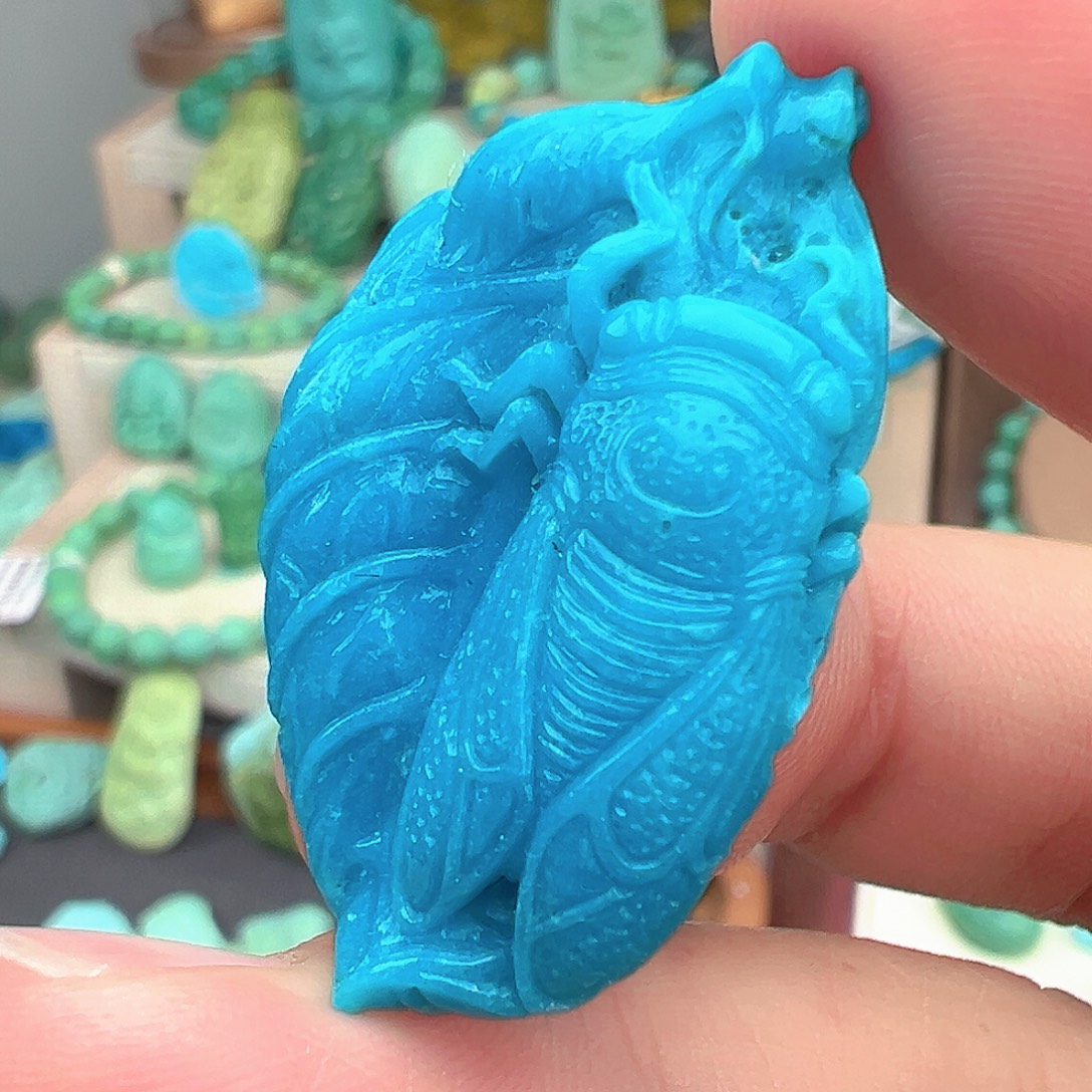 绿松石未镶嵌主播万珍