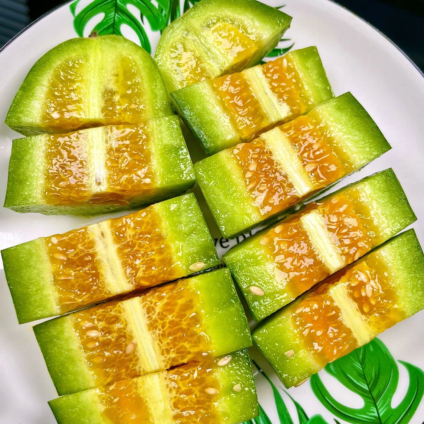 【富贵专属顺丰次日达】海南翡翠羊角蜜瓜2公斤包邮到家海南省