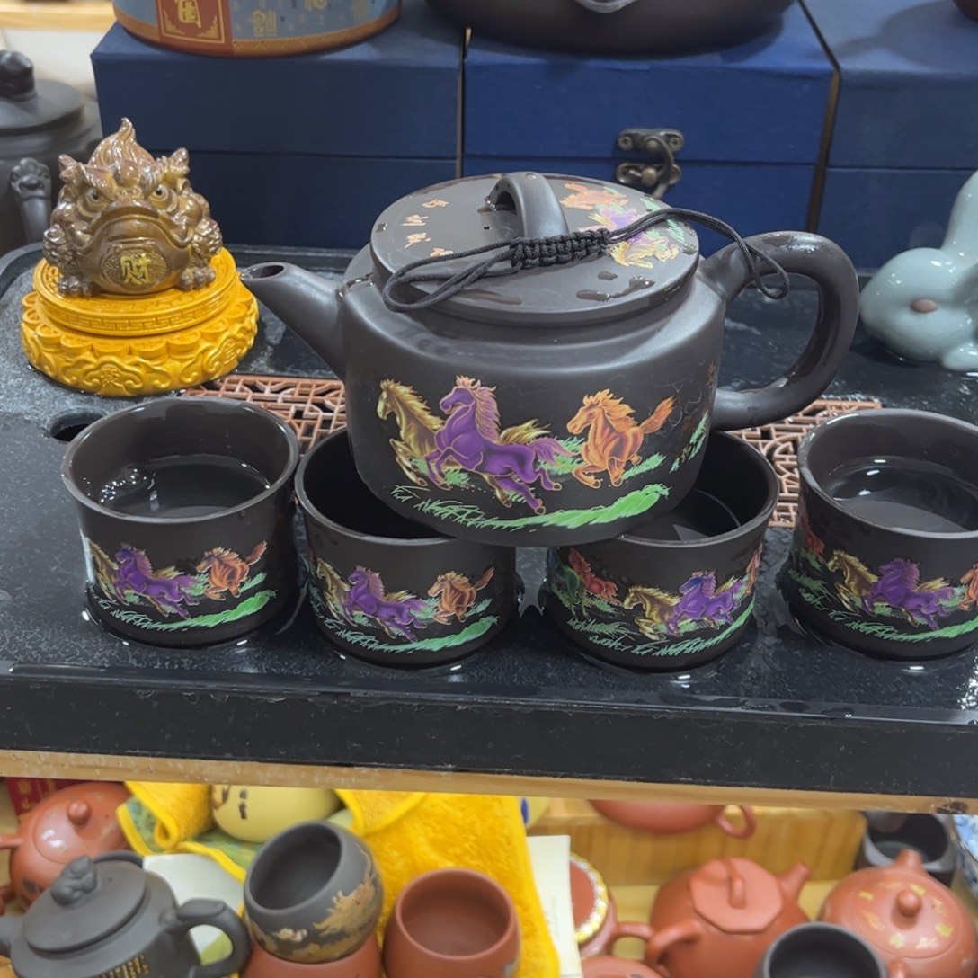 紫砂茶杯紫砂壶一壶4杯