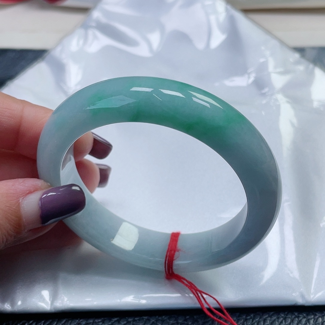 未镶嵌手镯翡翠缅甸翡翠52+