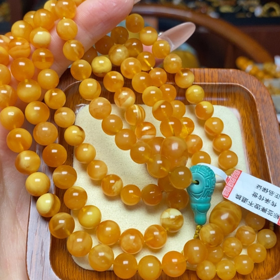 【闪购商品】蜜蜡手链未镶嵌手串