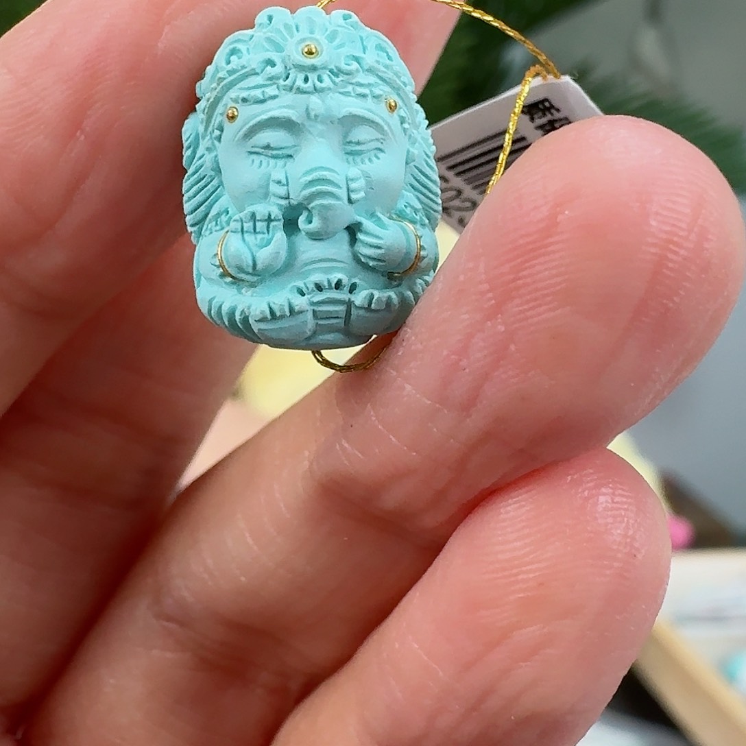 绿松石珠宝奇石未镶嵌