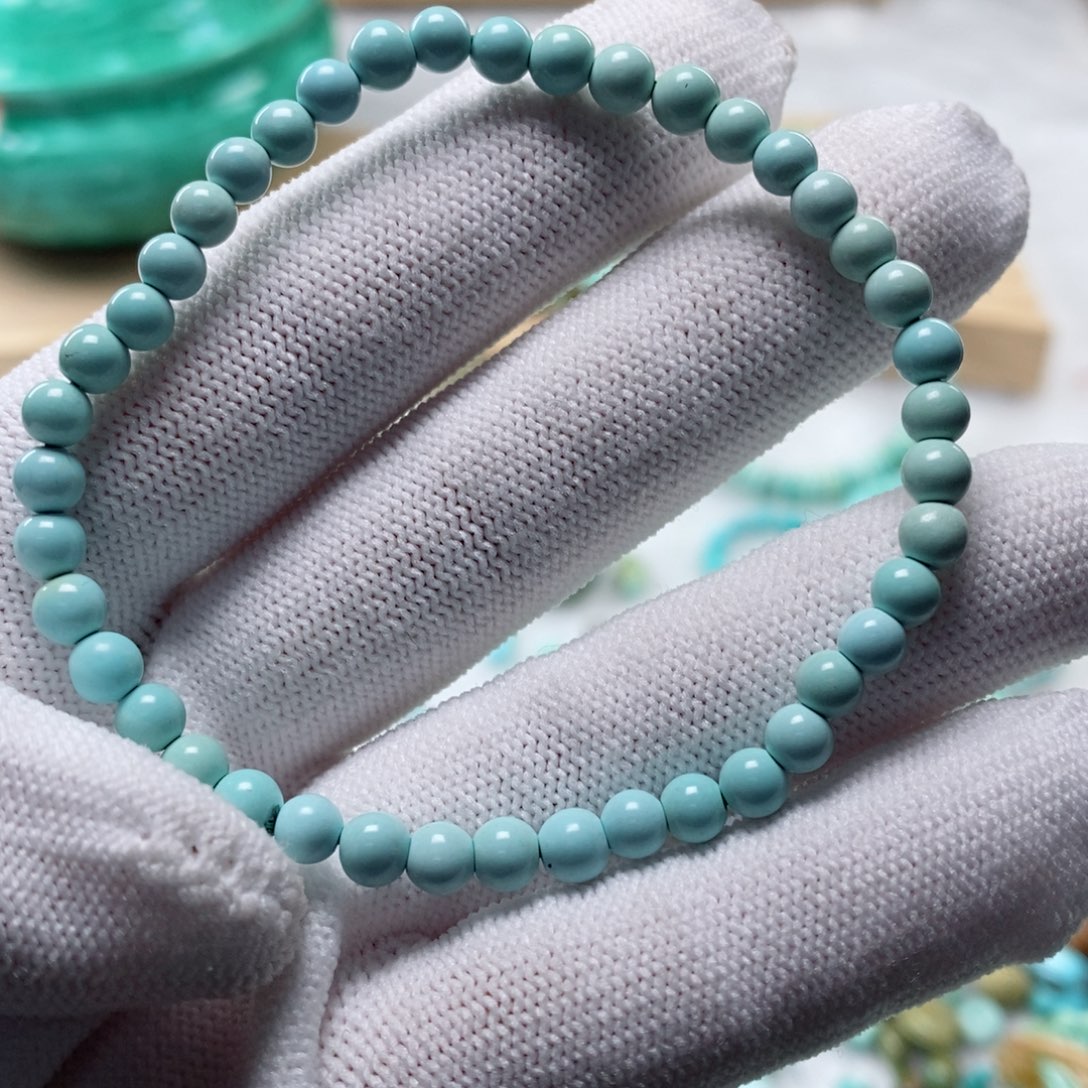 绿松石珠宝奇石未镶嵌季*倩