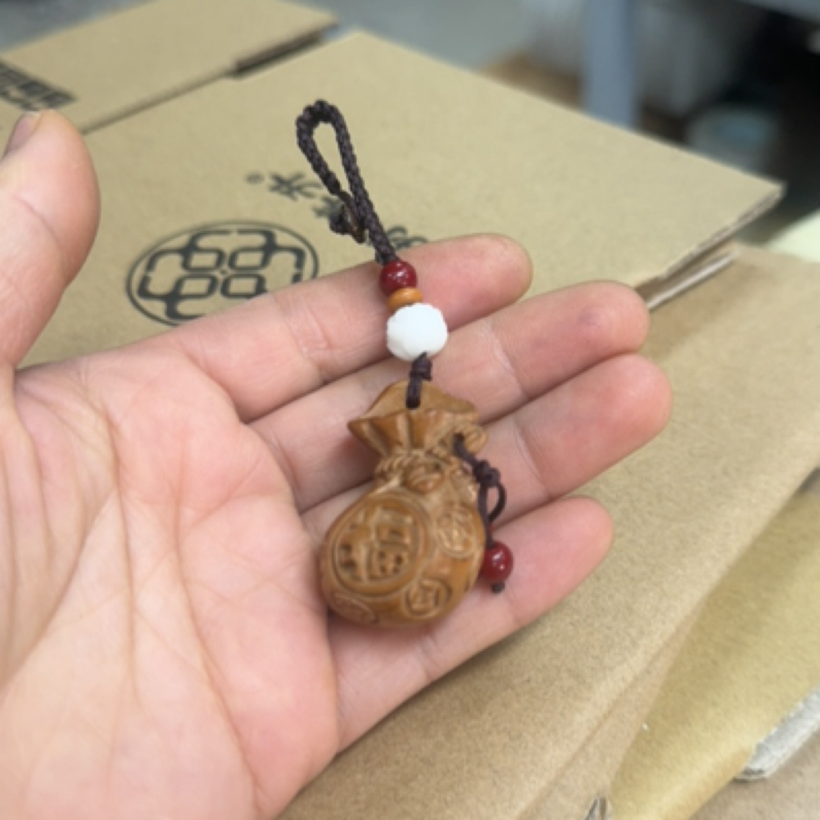 孙善升桃木福袋提升拨筋疏通提升全身通用