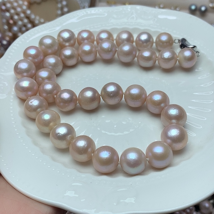 淡水珍珠12-13未镶嵌a186项链