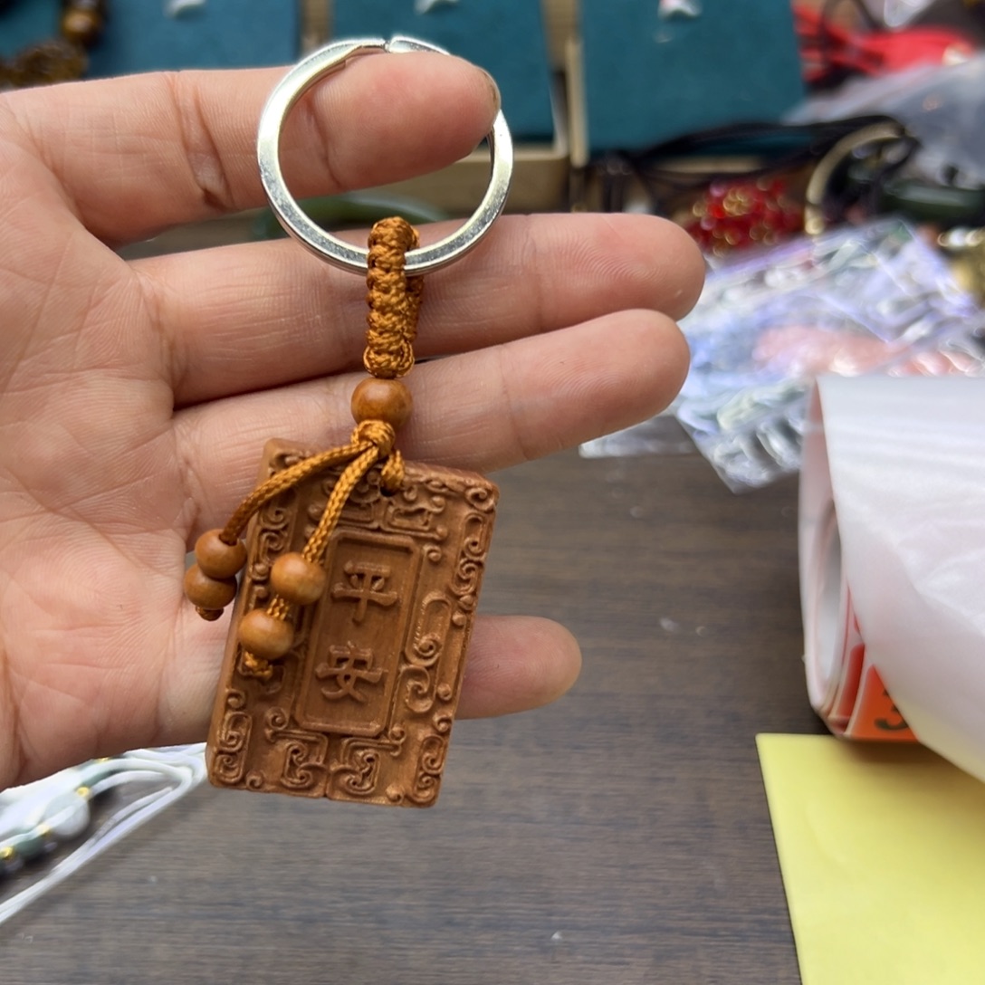花***州花岗石铁合金钥匙扣339