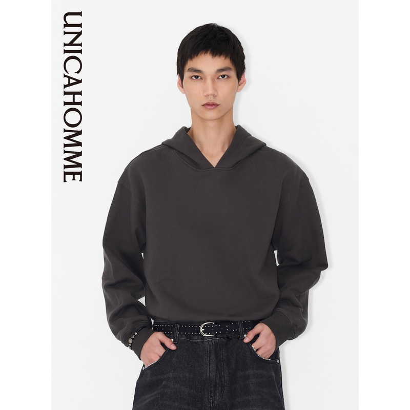 UNICAHOMME档案系列｜印花图案加绒连帽卫衣