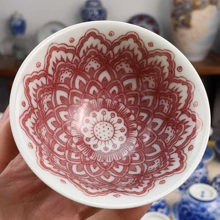 景德镇陶瓷手绘主人杯