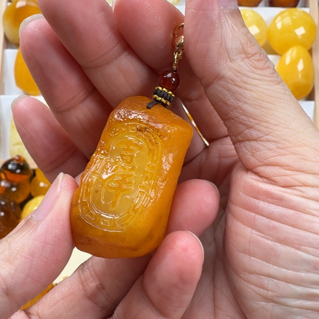 蜜蜡颈饰未镶嵌蜜蜡