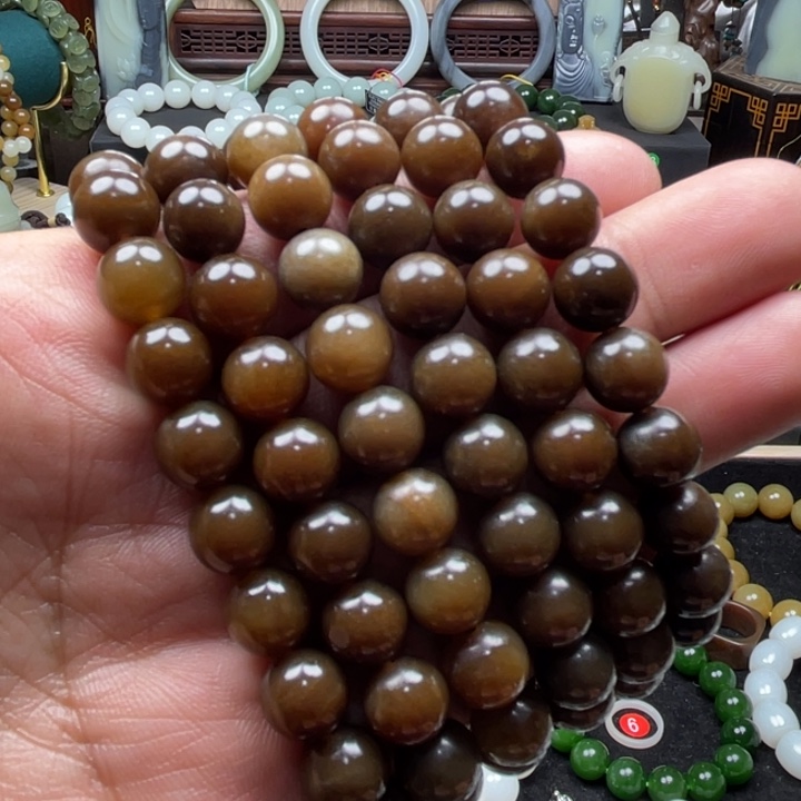 未镶嵌和田玉手串新疆且末料颜色微不同 多样性发一单