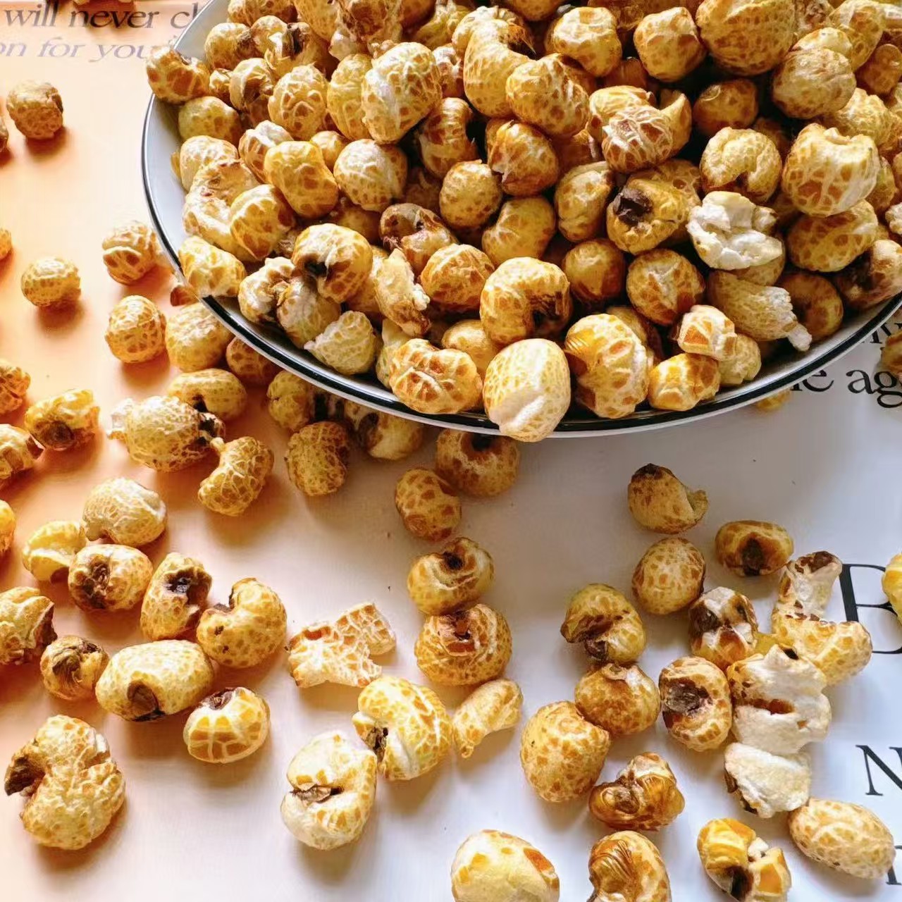 【东北特产】小黏花东北老式爆米花玉米花微甜酥脆爆米花休闲零食