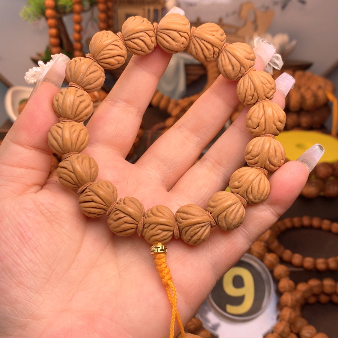 桃核手串祥云16尺寸