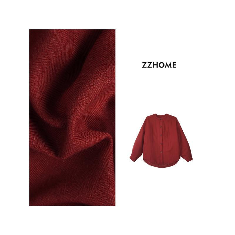 ZOZO HOME ｜暖冬刚需都市量感人字纹衬衣棉服q172284p