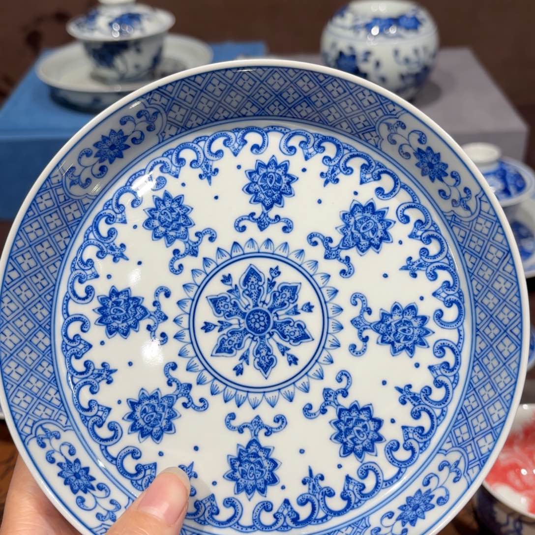 瓷片风*景德镇纯手工手绘