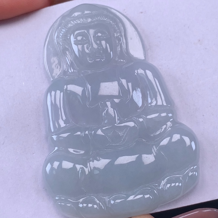 颈饰未镶嵌翡翠玉观音吊坠