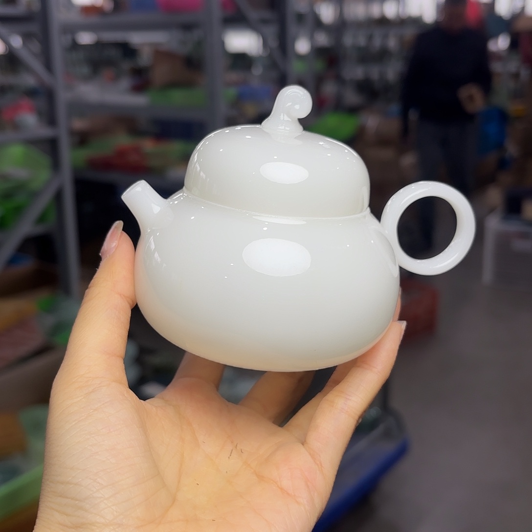 龙泉云间青瓷小米茶器