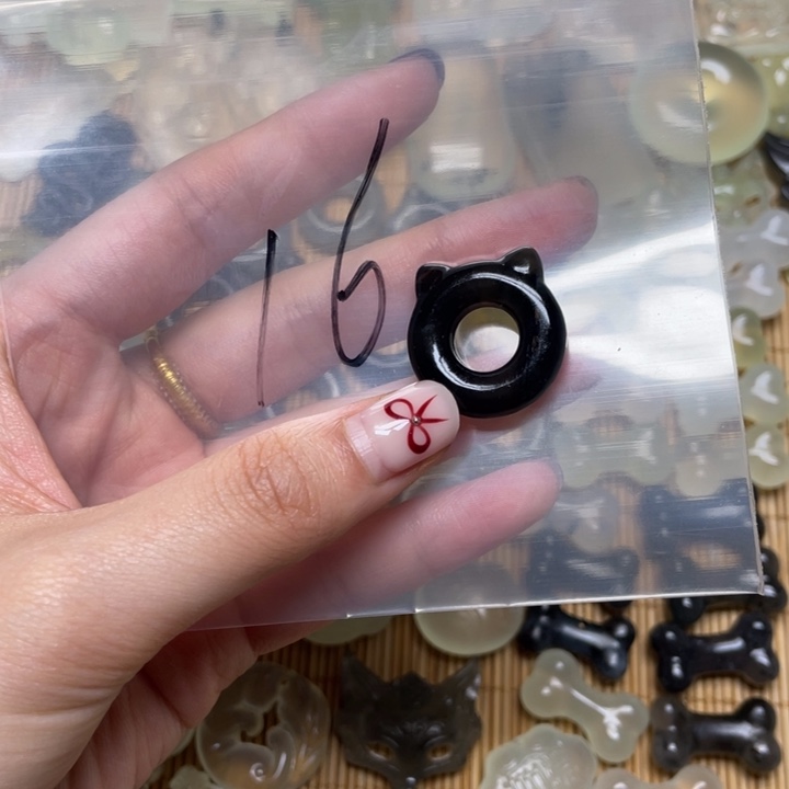 蛇纹石玉颈饰未镶嵌1*-