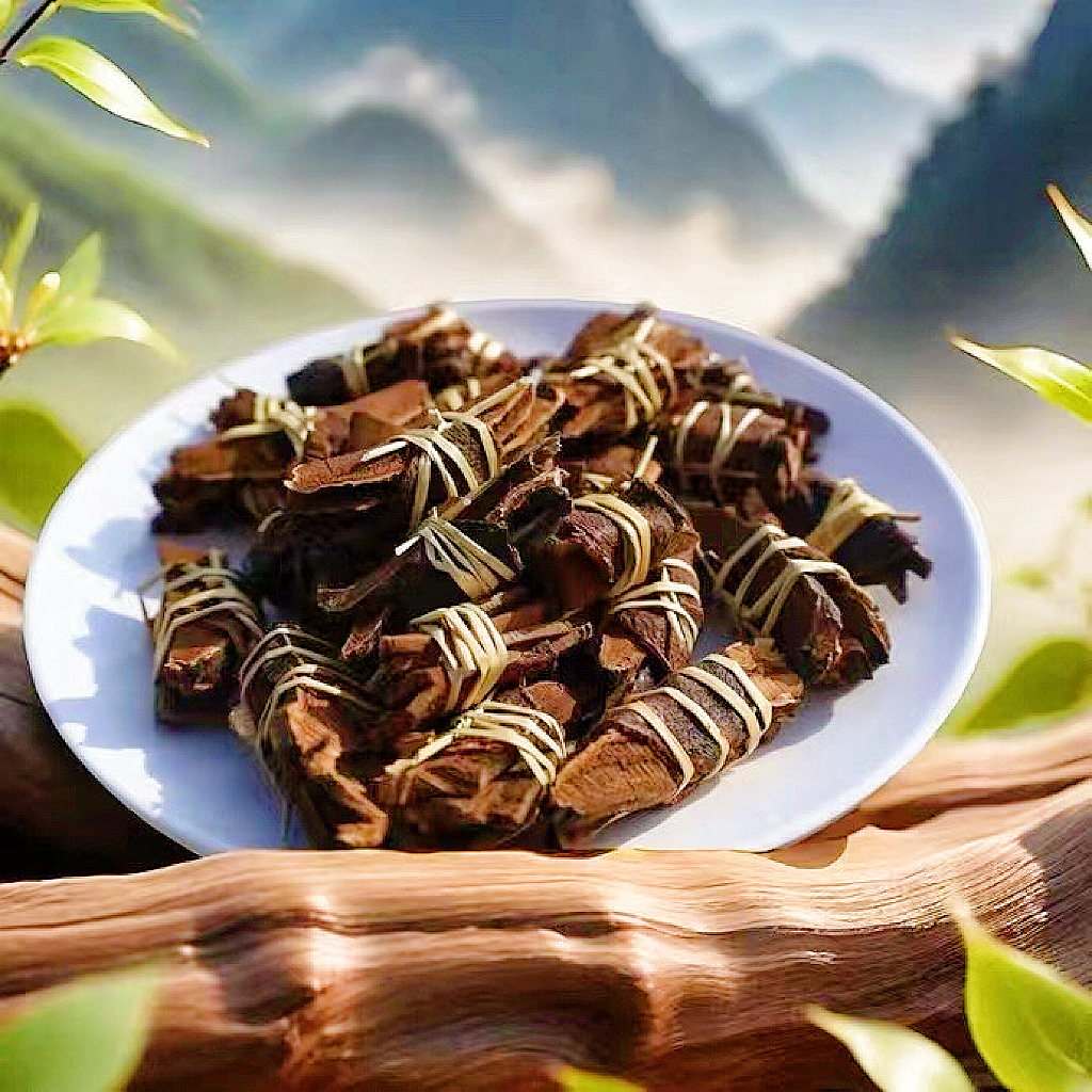 （精选）2018年新会陈皮云南灵芝茶