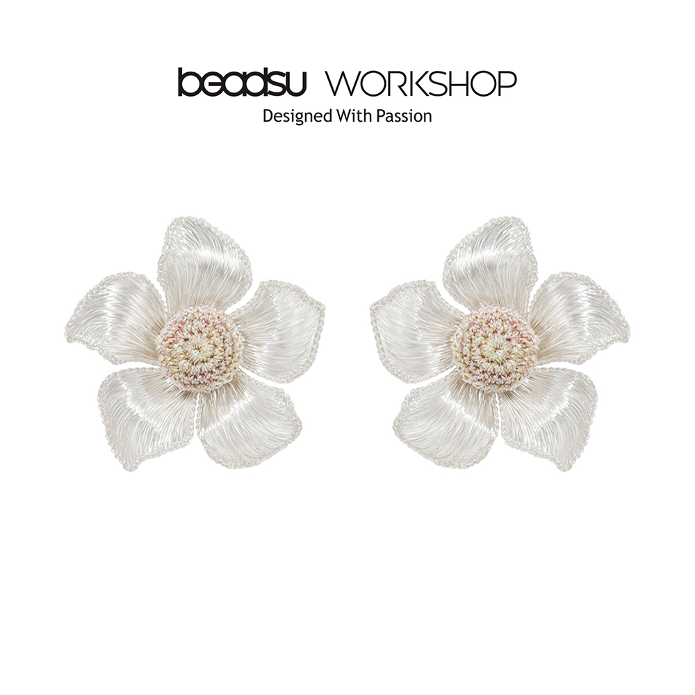 铜合金耳饰 beadsu workshop 植物誌 茱萸花耳环 耳针款 WE3188A