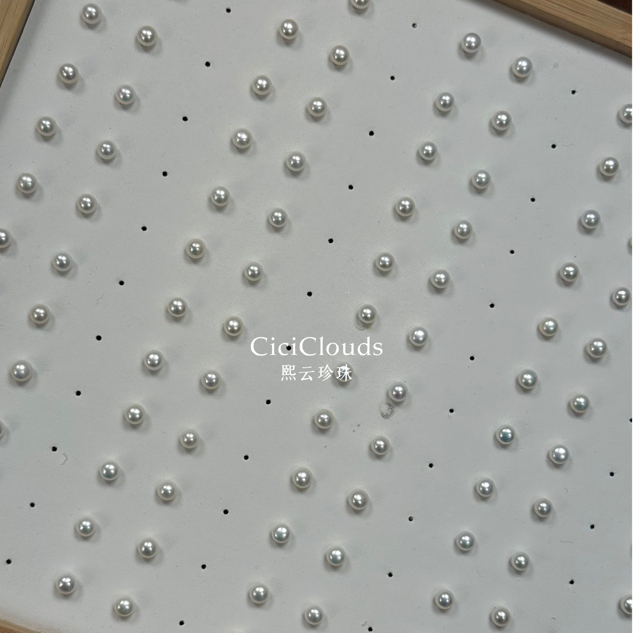 「小炫光」 5.5-7mm S925银淡水珍珠耳钉非正圆（多样性发一对）