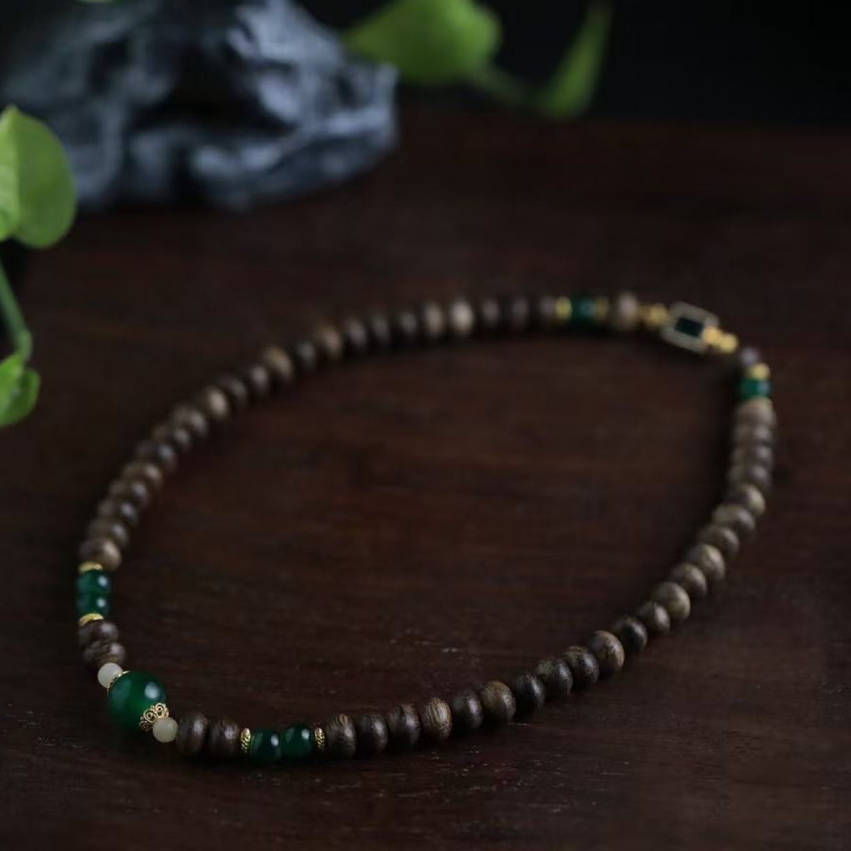 算盘珠祖母绿双圈470（无礼盒发货）