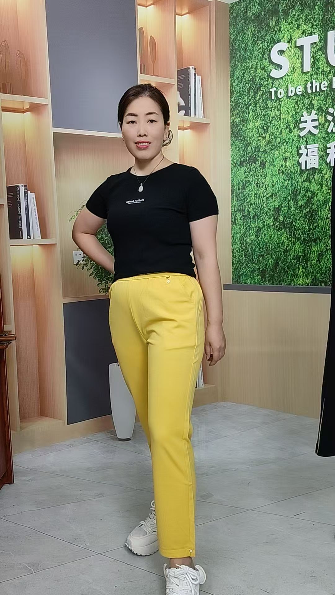 女士高腰休闲常规修身萝卜裤百搭休闲裤薄款夏季运动弹力透气