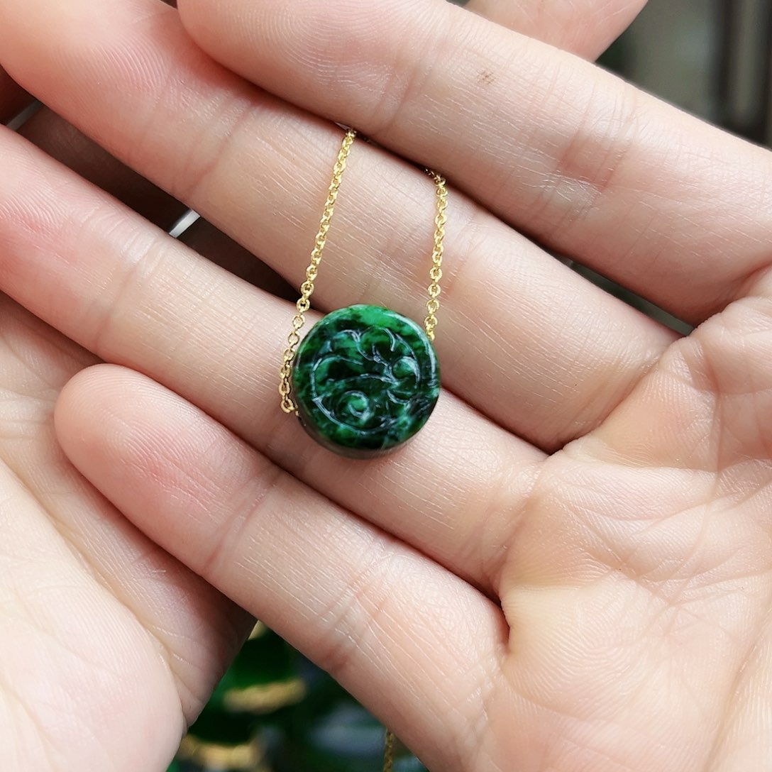 翡翠颈饰未镶嵌吊坠多样性发货