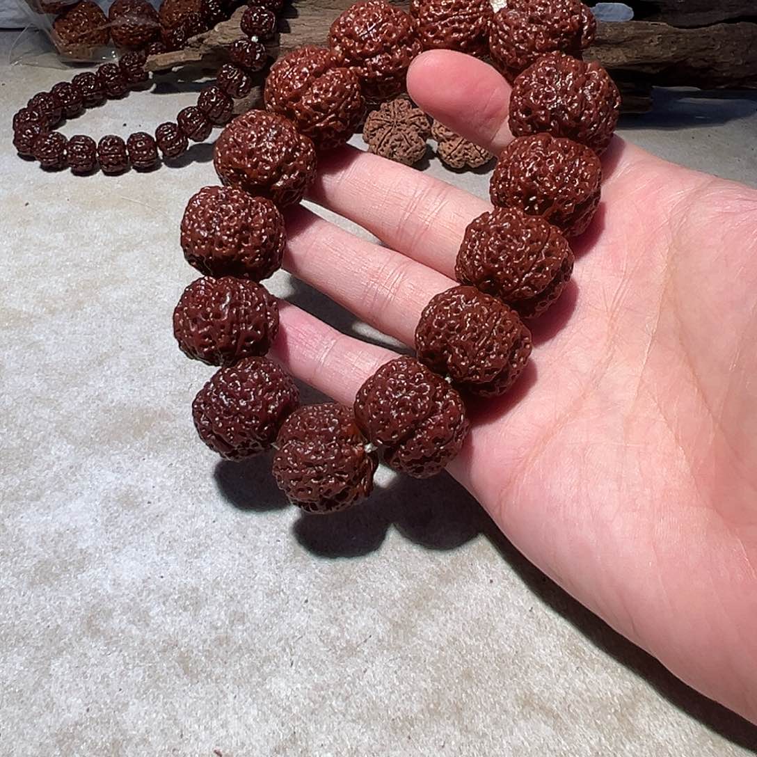 金刚菩提手串奋*满天星定制23尺寸