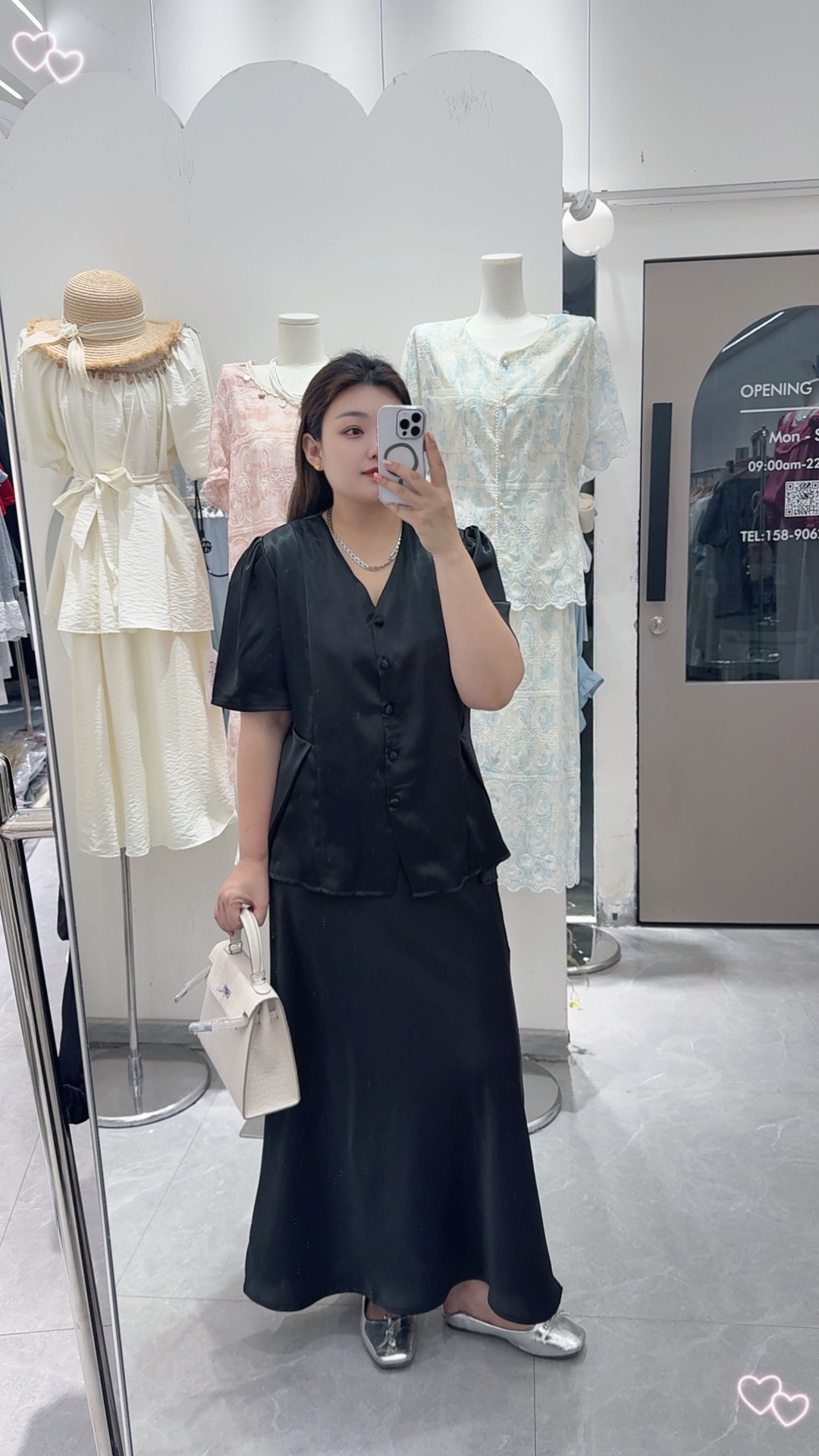 胖妹妹显瘦套装纸片人