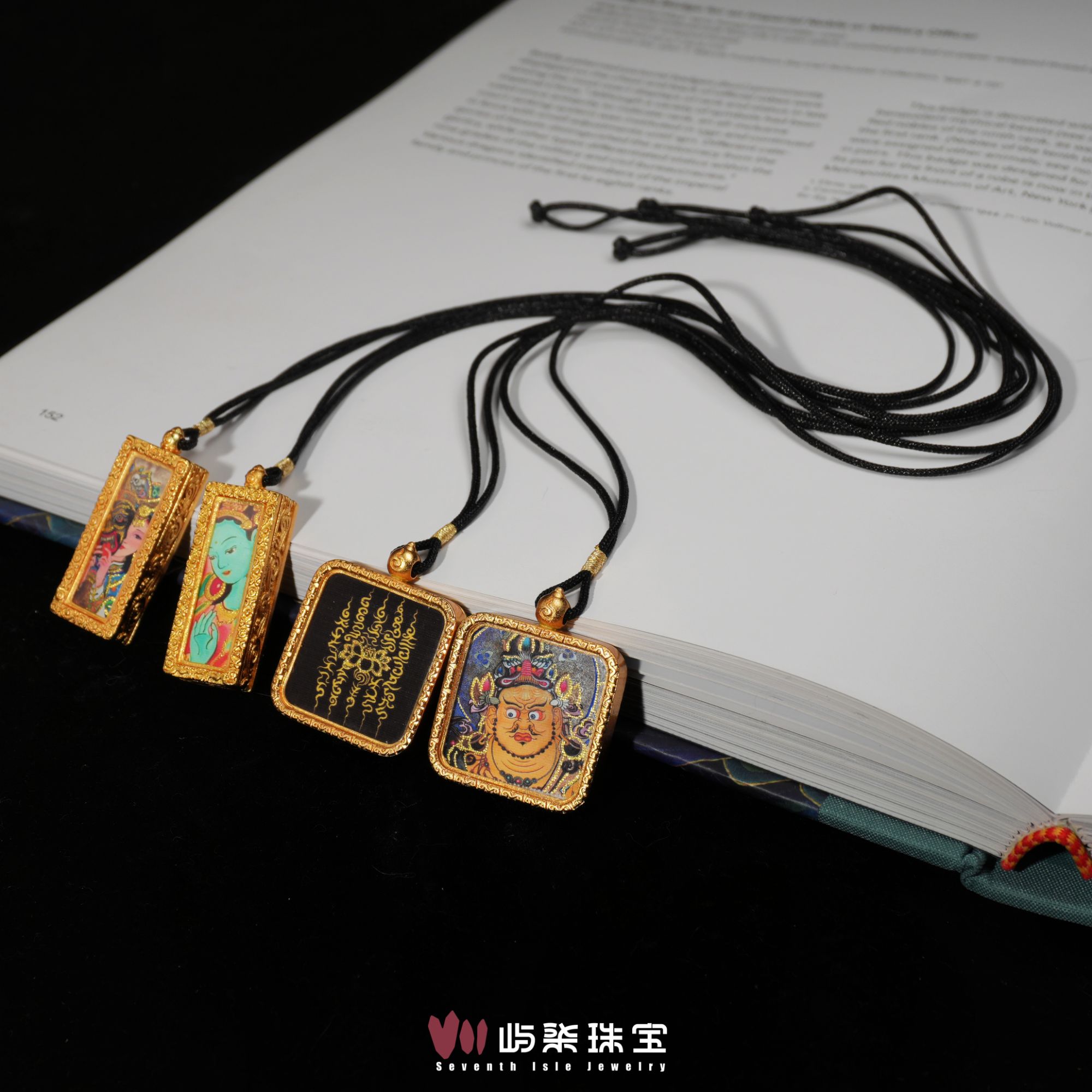 【要努力】A1295 唐卡黑绳饰品多样性发一