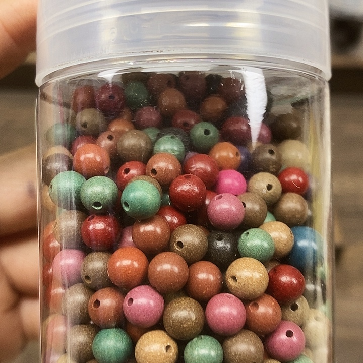 0.6多宝珠天然合香珠到手50克打底微瑕